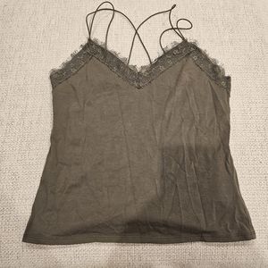 Express Medium Olive Green Tank